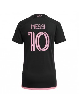 Inter Miami Lionel Messi #10 Auswärtstrikot für Frauen 2023-24 Kurzarm